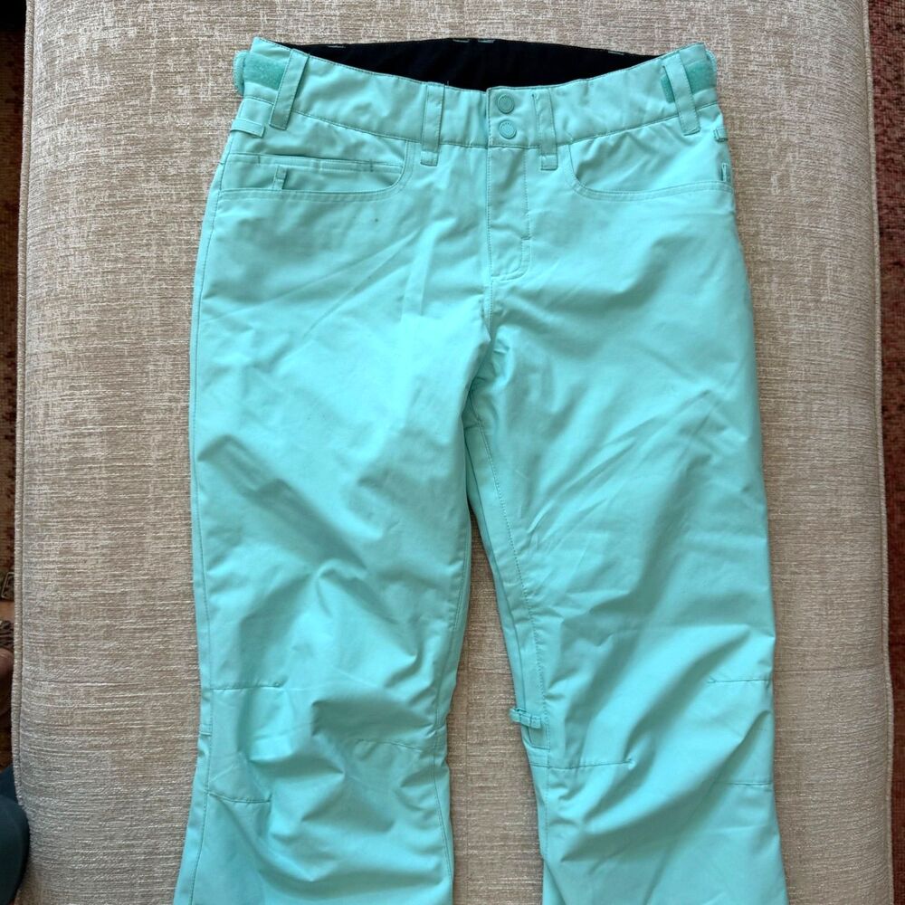Roxy Dry Flight Technology 10K Turquoise Snowboard Ski Snow Lined Pants SizeM